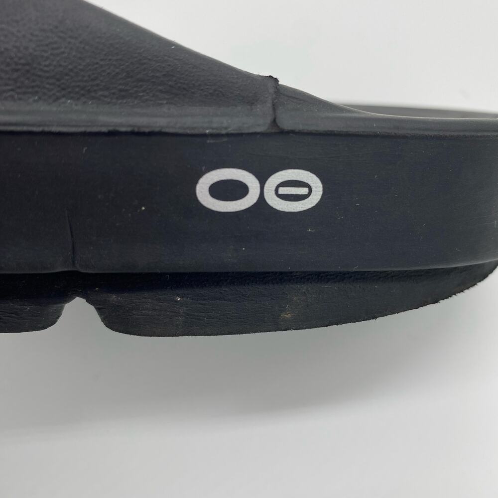 Oofos Black Rubber Slide Sandals Comfort Shoes Orthopedic Slip-on Men's size 10 - Picture 5 of 8